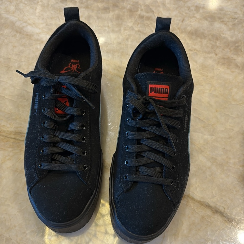 PUMA size 10 women's Mayze Sd X Dua Lipa Sneakers in Black - Picture 3 of 11
